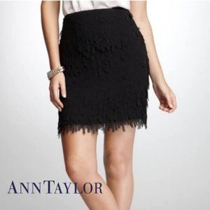 Ann Taylor Fringe Skirt